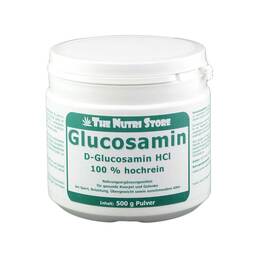 Abbildung: Glucosamin 100% rein Pulver Pulver, 500 g PZN 05396327