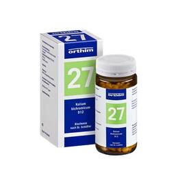 Abbildung: Biochemie Orthim 27 Kalium bichromicum D 12 Tabletten Tabletten, 400 St PZN 05453924