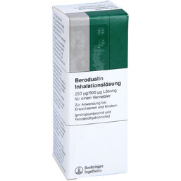 Abbildung: Berodual Inhalationslösung 20 ml, Lösung für einen Vernebler PZN 05455403