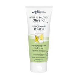 Abbildung: Haut in Balance Olivenöl Fußcreme 5%Oliven.10%Urea Creme, 100 ml PZN 05462277