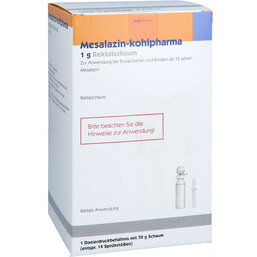 Abbildung: Mesalazin Kohlpharma 1 g Rektalschaum 70 g, Rektalschaum PZN 05468765