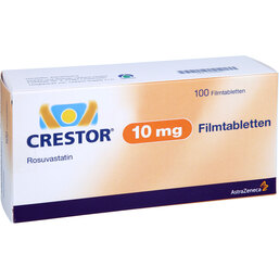 Abbildung: Crestor 10 mg Filmtabletten 100 St, Filmtabletten PZN 05484451