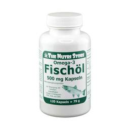 Abbildung: Omega 3 Fischöl Kapseln 500 mg Kapseln, 120 St PZN 05488064