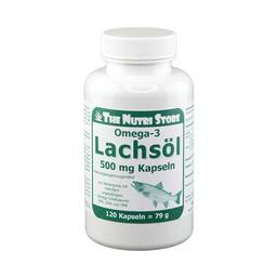 Abbildung: Omega 3 Lachsöl 500 mg Kapseln 120 St, Kapseln PZN 05488087
