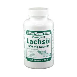Abbildung: Lachsöl Kapseln 500 mg 120 St, Kapseln PZN 05488101