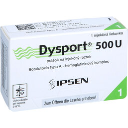 Abbildung: Dysport Trockensubstanz ohne Lösungsmittel 1 St, Pulver zur Herstellung einer Injektionslösung PZN 05489916