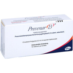 Abbildung: Prevenar 13 Injektionssuspension 1 St, Injektionssuspension PZN 05496276