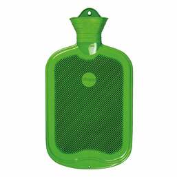 Abbildung: Sänger Gummi Wärmflasche Doppellamelle aus einem Guss apfelgrün 2 l PZN 05496827