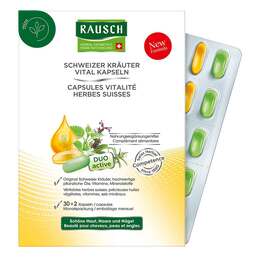 Abbildung: Rausch Kräuter Vital Kapseln Kapseln, 30X2 St PZN 05497821