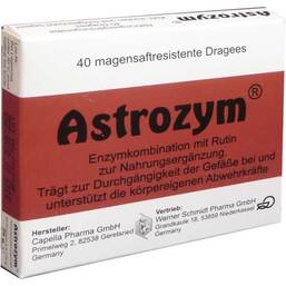 Abbildung: Astrozym überzogene Tabletten Überzogene Tabletten, 40 St PZN 05505495