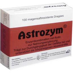 Abbildung: Astrozym überzogene Tabletten Überzogene Tabletten, 100 St PZN 05505503