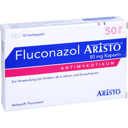 Abbildung: Fluconazol Aristo 50 mg Kapseln 10 St, Hartkapseln PZN 05507465