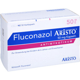 Abbildung: Fluconazol Aristo 50 mg Kapseln 50 St, Hartkapseln PZN 05507488
