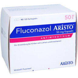 Abbildung: Fluconazol Aristo 50 mg Kapseln 100 St, Hartkapseln PZN 05507494