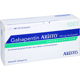Abbildung: Gabapentin Aristo 100 mg Hartkapseln 100 St, Hartkapseln PZN 05509346