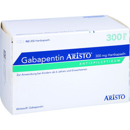 Abbildung: Gabapentin Aristo 300 mg Hartkapseln 200 St, Hartkapseln PZN 05509381