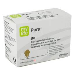 Abbildung: Mylife Pura Blutzucker Teststreifen 50 St, Teststreifen PZN 05515654