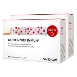Abbildung: Nobilin Vita Immun Kapseln Kapseln, 2X60 St PZN 05518061