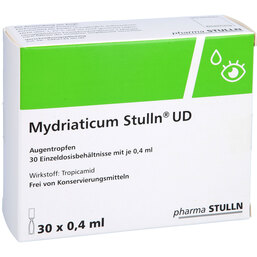 Abbildung: Mydriaticum Stulln UD Augentropfen 30X0.4 ml, Augentropfen PZN 05520023