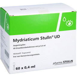 Abbildung: Mydriaticum Stulln UD Augentropfen 60X0.4 ml, Augentropfen PZN 05520052