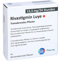 Abbildung: Rivastigmin Luye 13,3 mg / 24 Std. transd.Pflaster 30 St, Pflaster transdermal PZN 05525084