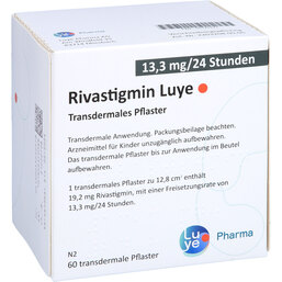Abbildung: Rivastigmin Luye 13,3 mg / 24 Std. transd.Pflaster 60 St, Pflaster transdermal PZN 05525227