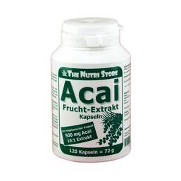 Abbildung: Acai Frucht Extrakt 500 mg vegetarische Kapseln Kapseln, 120 St PZN 05526296
