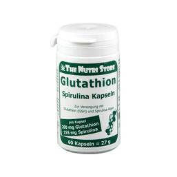 Abbildung: Glutathion 200 mg + Spirulina Kapseln Kapseln, 60 St PZN 05526333