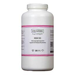 Abbildung: MSM Kapseln 500 mg Kapseln, 300 St PZN 05528444