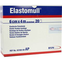 Abbildung: Elastomull 4mx6cm 2100 elastisch Fixierbinde 20 St, Binden PZN 05529337