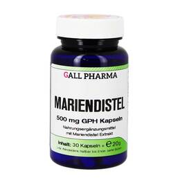 Abbildung: Mariendistel 500 mg GPH Kapseln Kapseln, 30 St PZN 05530263