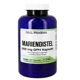 Abbildung: Mariendistel 500 mg GPH Kapseln Kapseln, 360 St PZN 05530317