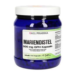 Abbildung: Mariendistel 500 mg GPH Kapseln Kapseln, 550 St PZN 05530323