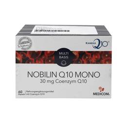 Abbildung: Nobilin Q10 Mono Kapseln Kapseln, 4X60 St PZN 05532167