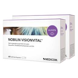 Abbildung: Nobilin Visionvital Kapseln Kapseln, 2X60 St PZN 05532339