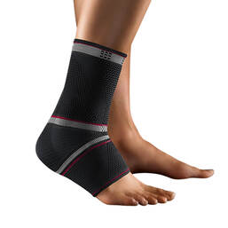 Abbildung: Bort Talostabil Knöchelstütze Sili.rech.large schwarz 1 St, Bandage PZN 05539293