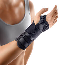 Abbildung: Bort Manustabil kurz rechts medium schwarz 1 St, Bandage PZN 05539821