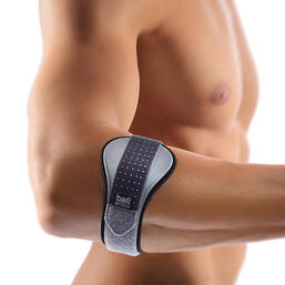 Abbildung: Bort Stabilo Epicondylitis Spange Größe 3 grau Bandage, 1 St PZN 05539933