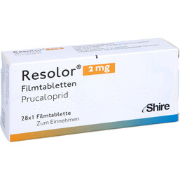 Abbildung: Resolor 2 mg Filmtabletten 28 St, Filmtabletten PZN 05541597