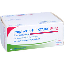 Abbildung: Propiverin HCL STADA 15 mg Filmtabletten 98 St, Filmtabletten PZN 05542556