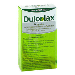 Abbildung: Dulcolax Dragees magensaftresistente Tabletten 100 St, Tabletten magensaftresistent PZN 05547677