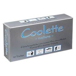 Abbildung: Coolette Nature Erfrischungstücher Vlies 10 St, Tücher PZN 05553732