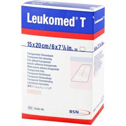 Abbildung: Leukomed transp. sterile Pflaster 15x20 cm 50 St, Pflaster PZN 05560991