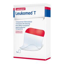 Abbildung: Leukomed T sterile Pflaster 10x12,5 cm 5 St, Pflaster PZN 05561022