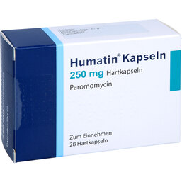 Abbildung: Humatin Kapseln 28 St, Hartkapseln PZN 05562145