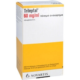 Abbildung: Trileptal 60 mg / ml Suspensio 250 ml, Suspension zum Einnehmen PZN 05565362