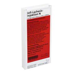 Abbildung: INFI Lachesis Injektin N Ampullen, 10X1 ml PZN 05702215