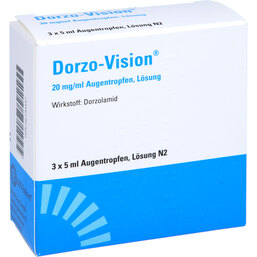 Abbildung: Dorzo Vision 20 mg / ml Augentropfen 3X5 ml, Augentropfen PZN 05730447