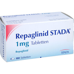 Abbildung: Repaglinid STADA 1 mg Tabletten 180 St, Tabletten PZN 05739974