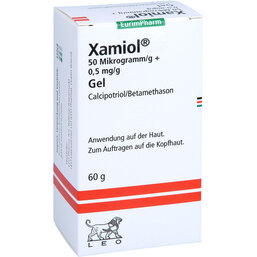 Abbildung: Xamiol 50 Mikrogramm / g + 0,5 mg / g Gel 60 g, Gel PZN 05743378